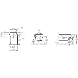 Биде подвесное Jacob Delafon Terrace (EMA0002-00)