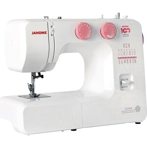 Швейная машина Janome 311PG белый/розовый