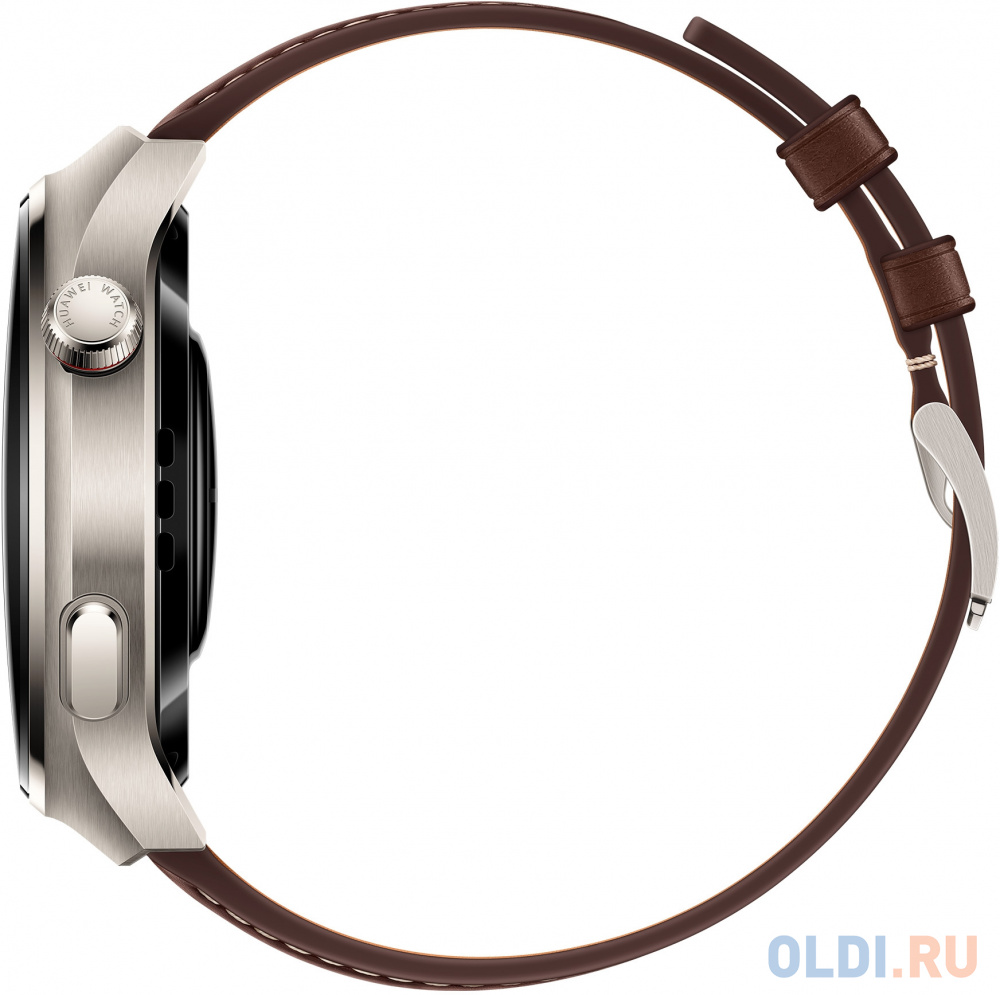 Смарт-часы Huawei Watch 4 Pro Medes-L19L,  1.5",  серебристый / темно-коричневый [55020apb]