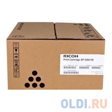 Картридж Ricoh SP 5200HE черный 406685/821229