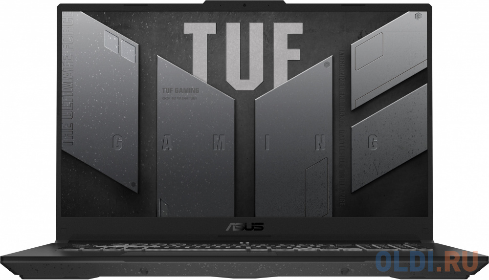 Ноутбук Asus TUF Gaming F17 FX707ZU4-HX019 Core i7 12700H 16Gb SSD512Gb NVIDIA GeForce RTX4050 6Gb 17.3" IPS FHD (1920x1080) noOS grey WiFi BT Ca в Москвe