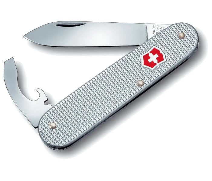 Нож Victorinox Alox Bantam, 84 мм, 5 функций, серебристый