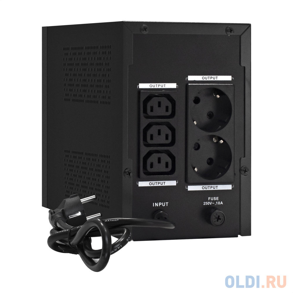 ИБП ExeGate SpecialPro UNB-1500.LED.AVR.2SH.3C13 <1500VA/950W, LED, AVR, 2*Schuko+3*C13, съемн.кабель, металлический корпус, Black>