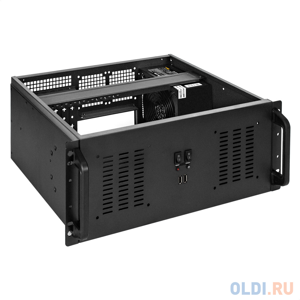 Серверный корпус ExeGate Pro 4U350-02 <RM 19", высота 4U, глубина 350, БП 800PPH-SE 80 PLUS® Bronze, 2*USB>