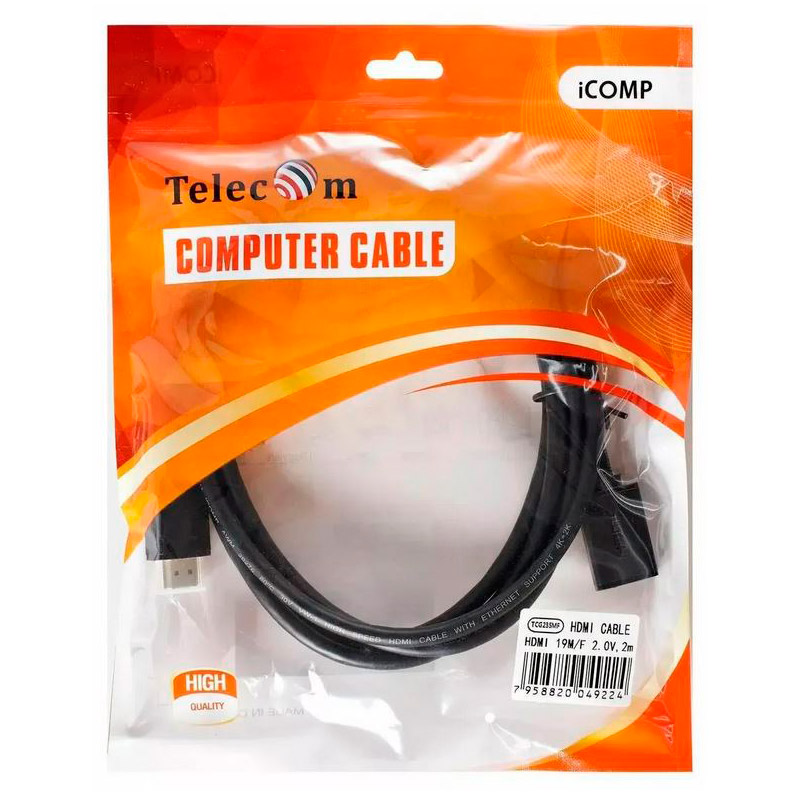 Аксессуар Telecom HDMI - HDMI ver. 2.0 2m TCG235MF-2M