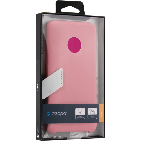 Чехол Deppa Liquid Silicone Case для Apple iPhone 11 Pro Max фуксия картон в Москвe