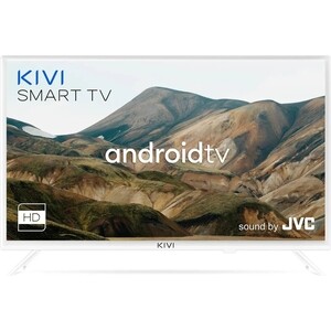 Телевизор Kivi 24H740LW белый (24'', HD, Smart TV, Android, Wi-Fi, белый)