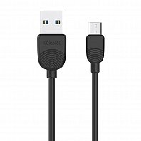 Кабель USB 2.0(Am)-Micro USB 2.0(Bm), 1м, черный Celebrat SKY-2M (116107)