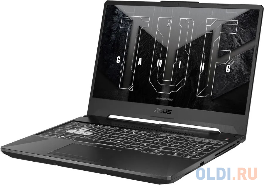 Ноутбук Asus TUF Gaming F15 FX506HF-HN027 Core i5 11400H 16Gb SSD512Gb NVIDIA GeForce RTX 2050 4Gb 15.6" IPS FHD (1920x1080) noOS black WiFi BT C в Москвe