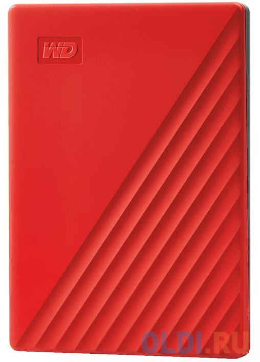 Внешний жесткий диск 2.5" 5 Tb USB 3.2 Gen1 Western Digital WD My Passport красный