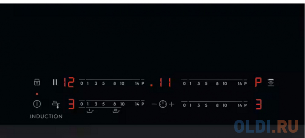 Варочная панель индукционная Electrolux EIS6134 черный