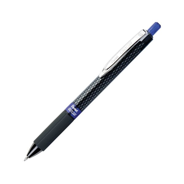 Ручка гелевая автоматическая с грипом PENTEL (Япония) Oh!Gel, СИНЯЯ, узел 0,7 мм, линия письма 0,35 мм, K497-CN в Москвe