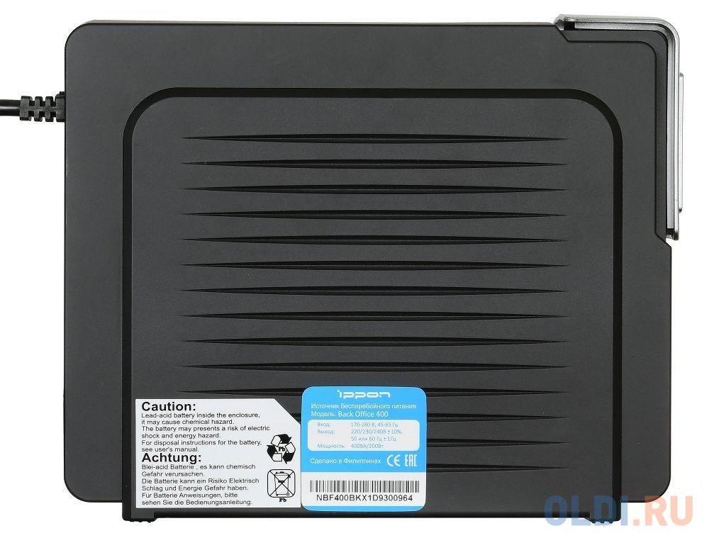 ИБП Ippon Back Office 400 400VA/200W (4 x IEC) в Москвe