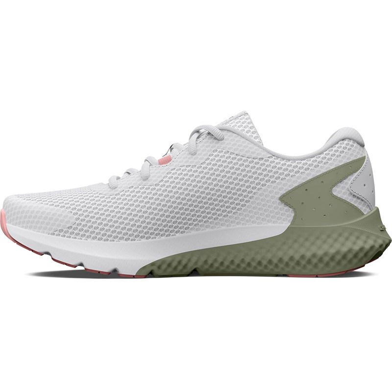 Кроссовки Under Armour UA W Charged Rogue 3-WHT р.36 RU White-Green 3024888-102