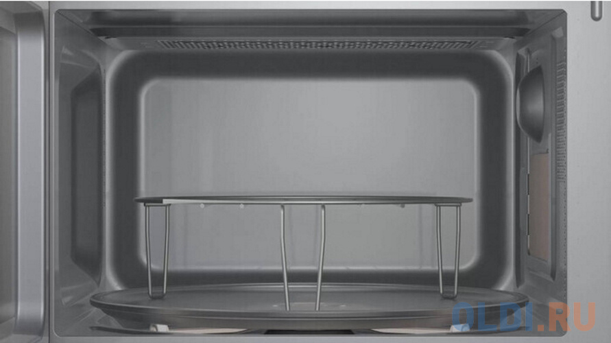 Serie 2, встраиваемая микроволновая печь c грилем Neo Klassik, черная с серебристыми элементами дизайна, микроволны до 800 Вт, мощность гриля 1000 Вт,