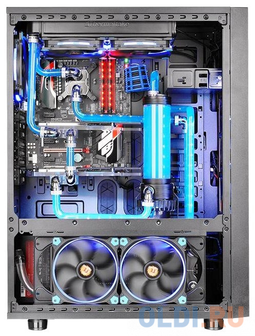 Корпус ATX Thermaltake Core X71 TG Без БП чёрный CA-1F8-00M1WN-02