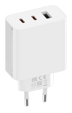 Устройство зарядное сетевое Xiaomi 67W GaN Charger 2C1A, Белый