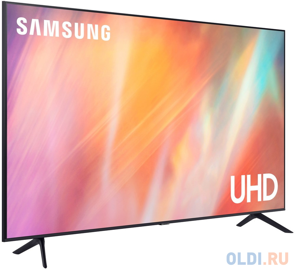 Телевизор 85" Samsung UE85AU7100UXCE серый 3840x2160 60 Гц Smart TV Wi-Fi USB 3 х HDMI RJ-45 Bluetooth