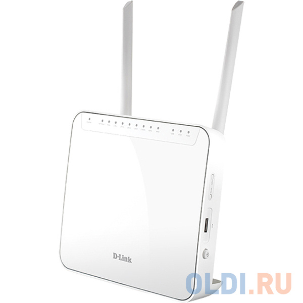 маршрутизатор/ DVG-5402G/R1A AC1200 Wi-Fi Router, 1000Base-T WAN, 4x1000Base-T LAN, 2x5dBi external antennas, 2xFXS+USB ports, 3G/LTE support в Москвe