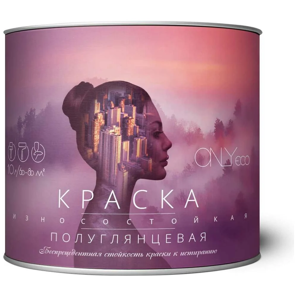 Акриловая износостойкая краска ONLYeco