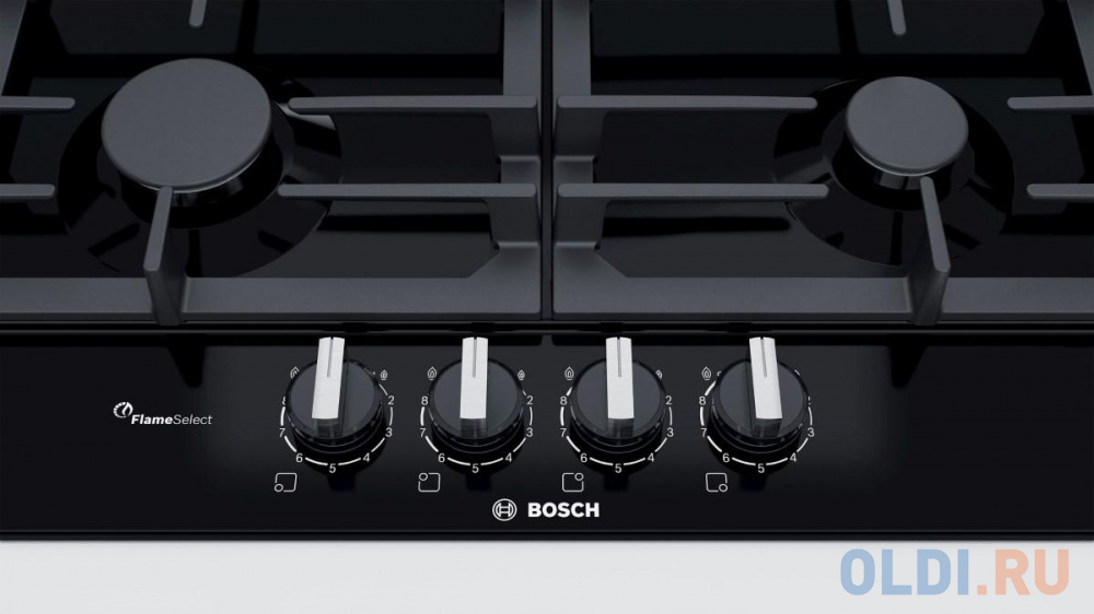 Варочная панель газовая Bosch PCP6A6B90R черный