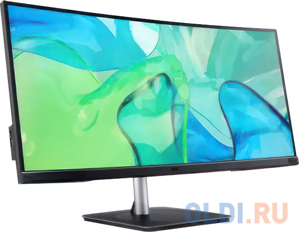 Монитор/ ACER CB343CURbemiiphuzx 34'', ZeroFrame, Curved 3800R Black, 21:9, IPS, 3440x1440, 4ms, 300cd, 60Hz, 2xHDMI(2.0) + 1xDP(1.2) + 1xTy