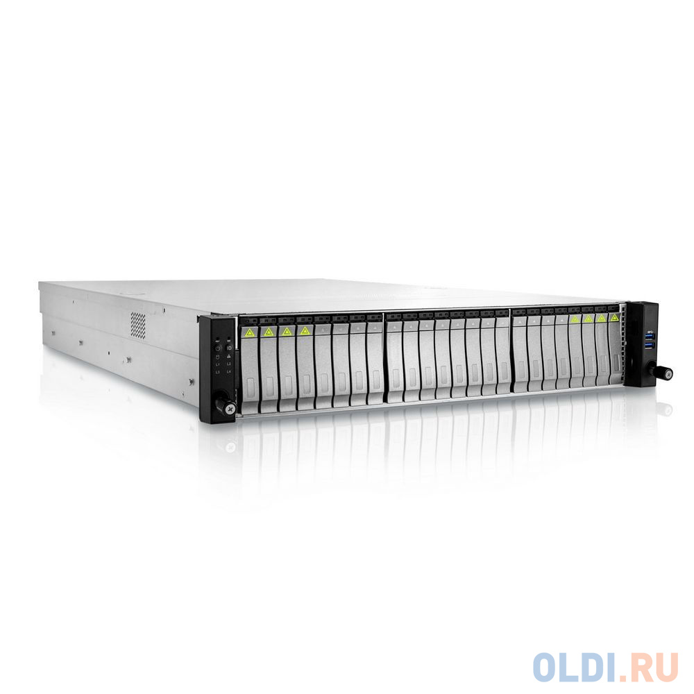 Компьютерный корпус IW-RS224-07 OCULINK BP 800W*2/PDB/FAN 8038mm*4/ OCUlink*8 + SAS3 expander BP + rear 2.5&amp;quot; HDD module , tray with GRAY colo