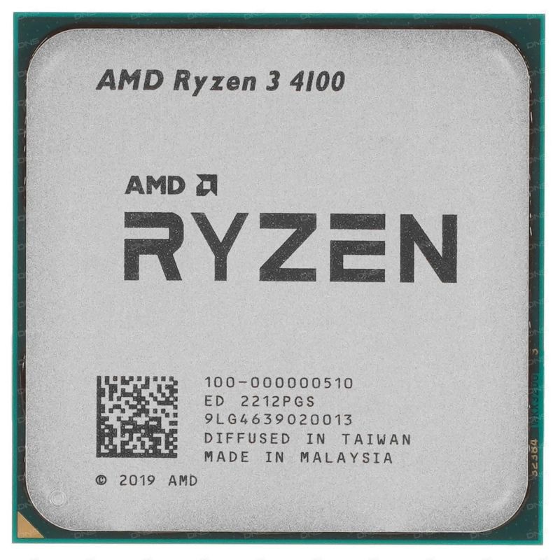 Процессор AMD Ryzen 3 4100 MPK (100-100000510MPK)