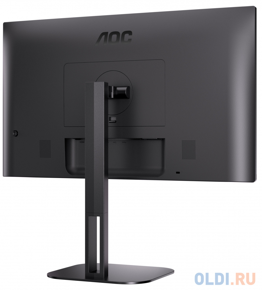 МОНИТОР 23.8" AOC 24V5C Black с поворотом экрана (IPS, 1920x1080, 75Hz, 1 ms, 178°/178°, 300 cd/m, 20M:1, +HDMI, +DP)