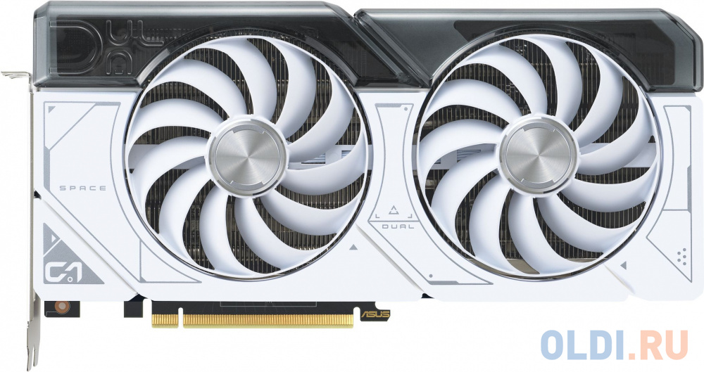 Видеокарта Asus PCI-E 4.0 DUAL-RTX4070S-O12G-WHITE NVIDIA GeForce RTX 4070 Super 12Gb 192bit GDDR6X 2520/21000 HDMIx1 DPx3 HDCP Ret в Москвe