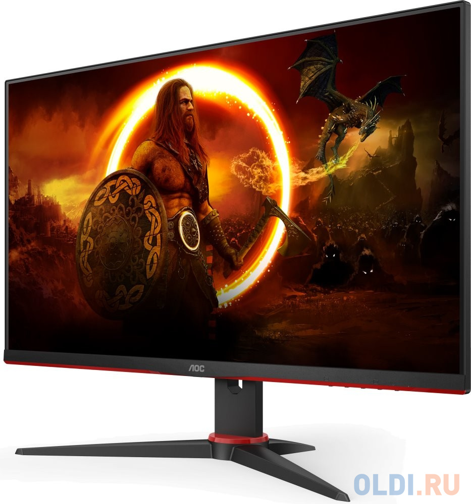 МОНИТОР 23.8" AOC 24G2SPAE Black-Red (IPS, 1920x1080, 165Hz, 1 ms, 178°/178°, 300 cd/m, 80M:1, +2xHDMI 1.4, +DP) в Москвe