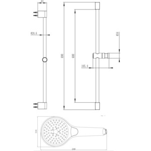 Душевой гарнитур Villeroy Boch Embrace PLUS (TVS1086000361) в Москвe