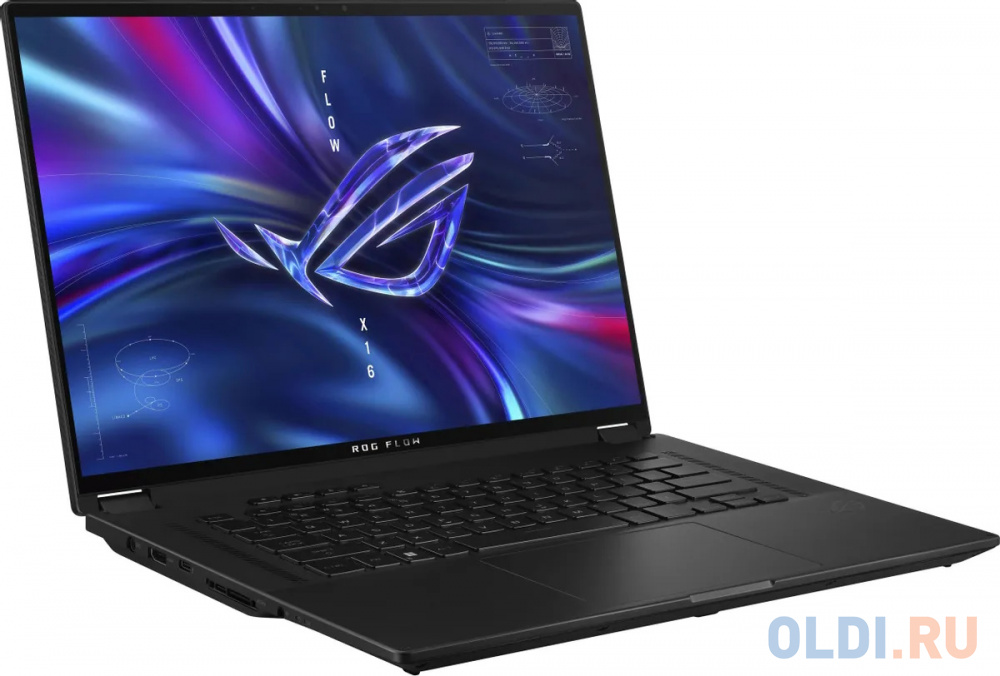 Ноутбук 16" IPS touch QHD+ ASUS ROG Flow X16 GV601VV-NF034 black (Core i9 13900H/16Gb/1Tb SSD/4060 8Gb/noOS) (90NR0D11-M00240)