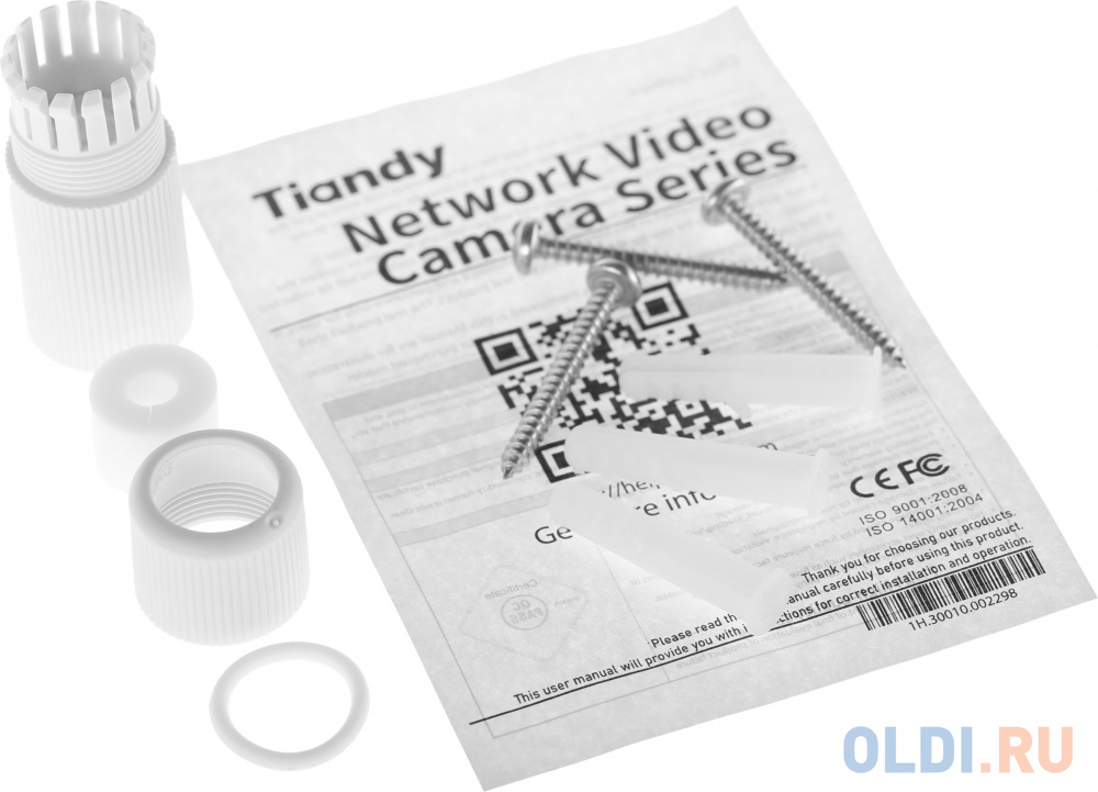 Камера видеонаблюдения IP Tiandy AK TC-C321N I3/E/Y/4mm 4-4мм цв. корп.:белый