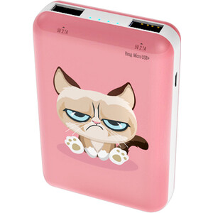 Внешний аккумулятор Ritmix RPB-10007 Grumpy Cat