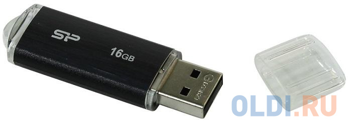 Внешний накопитель 16Gb USB Drive <USB 2.0 Silicon Power Ultima U02 SP016GBUF2U02V1K USB2.0 черный