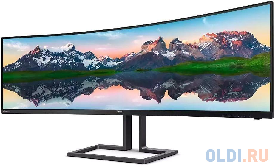 Монитор 49" Philips 498P9Z/00 черный VA 5120x1440 550 cd/m^2 4 ms HDMI DisplayPort Аудио USB в Москвe