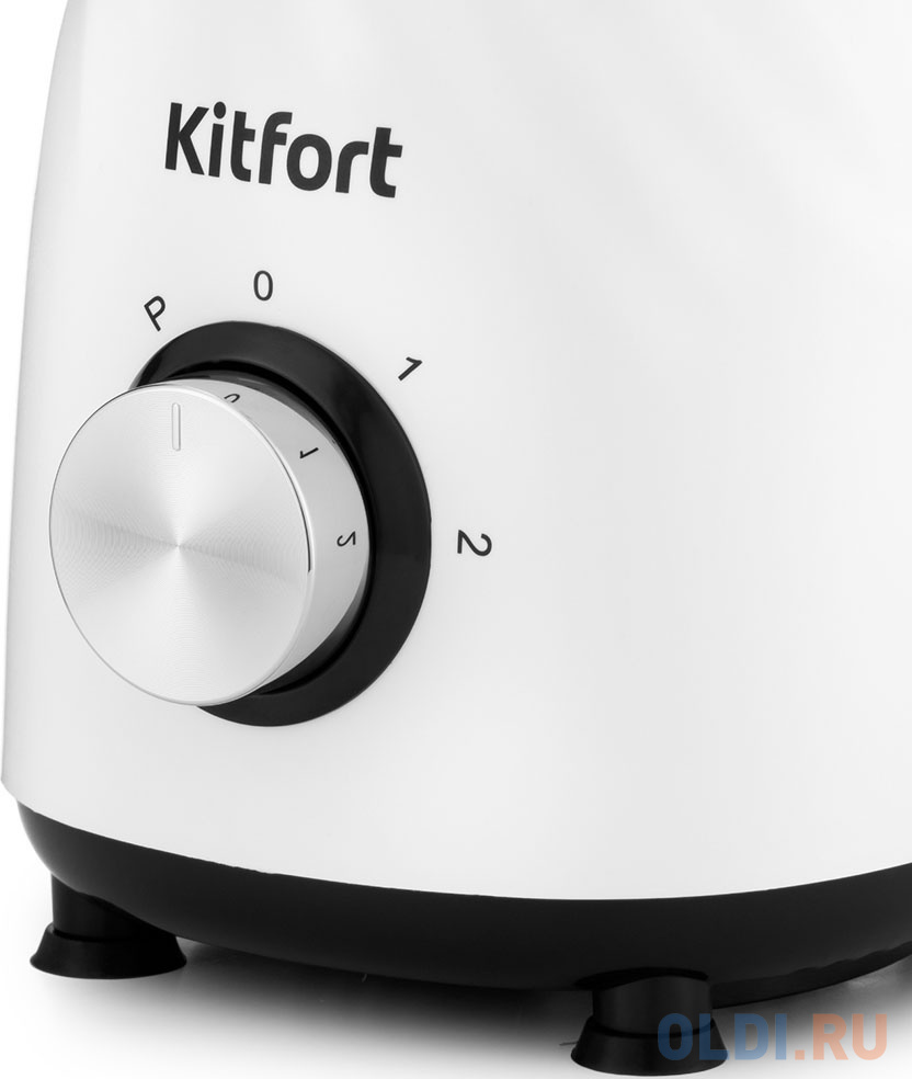 1379-КТ Блендер Kitfort Мощность 350 В.Ёмкость чаши/кофемолки 1,2л/0,4л.Количество скоростей 2.