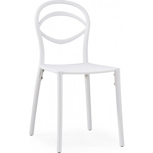 Пластиковый стул Woodville Simple white (15739)