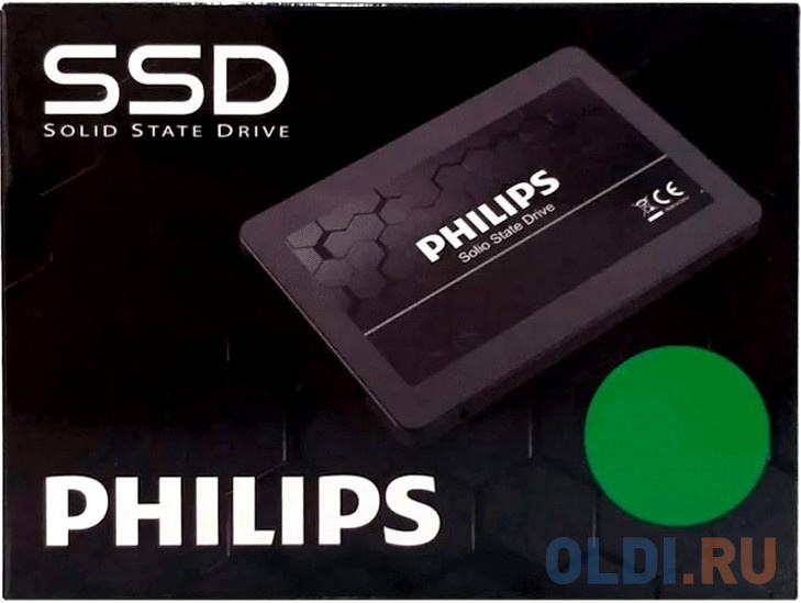 Твердотельный диск 500GB PHILIPS FM25SS022P/97  2.5", SATA III, TLC [R/W - 520/450 MB/s]