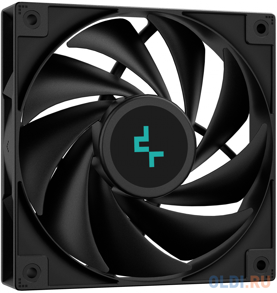 DEEPCOOL AG620 DIGITAL LGA1700/1200/115X/AM5/AM4 (8шт/кор, TDP 260W, PWM, DUAL Fan 120mm, 6 тепл. трубок, черный) RET