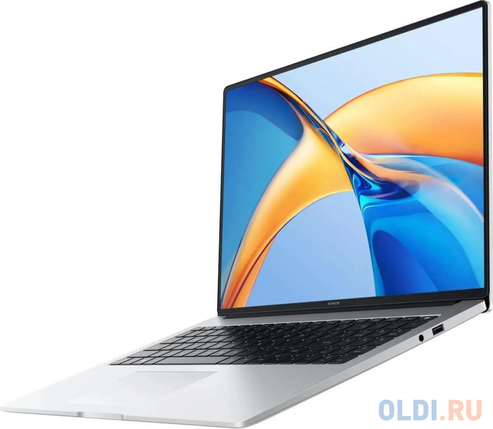 Ноутбук 16" IPS FHD HONOR MagicBook X16 silver (Ryzen 5 7640HS/16Gb/512Gb SSD/VGA int/noOS) (5301AJYF)