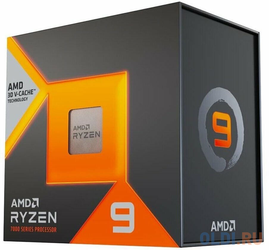 RYZEN 9 7900X3D OEM (Raphael, 5nm, C12/T24, Base 4,4GHz, Turbo 5,6GHz, RDNA 2 Graphics, L3 128Mb, TDP 120W, SAM5)