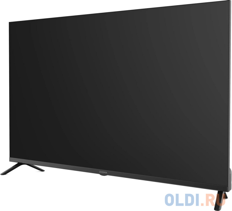 Телевизор LED Digma 43" DM-LED43SBB36 Салют ТВ Frameless Metal черный/черный FULL HD 60Hz DVB-T DVB-T2 DVB-C DVB-S DVB-S2 USB WiFi Smart TV