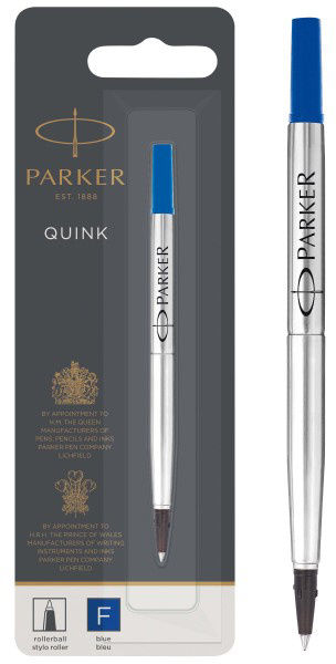 Стержень роллер Parker Quink RB Z01 (CW1950322) F 0.5мм синие чернила блистер