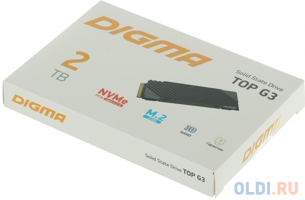 SSD накопитель Digma DGST4002TG33T 2 Tb PCI-E 4.0 х4 DGST4002TG33T