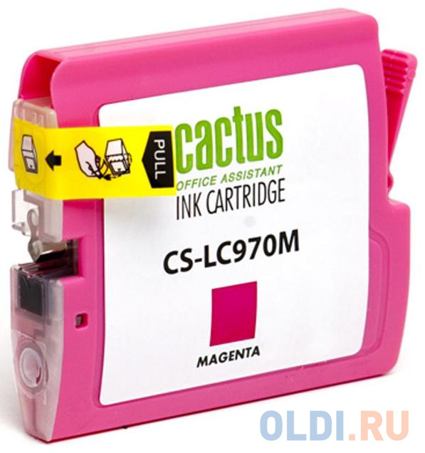 Картридж струйный Cactus CS-LC970M пурпурный для Brother MFC-260c/235c/DCP-150c/135c (20мл)