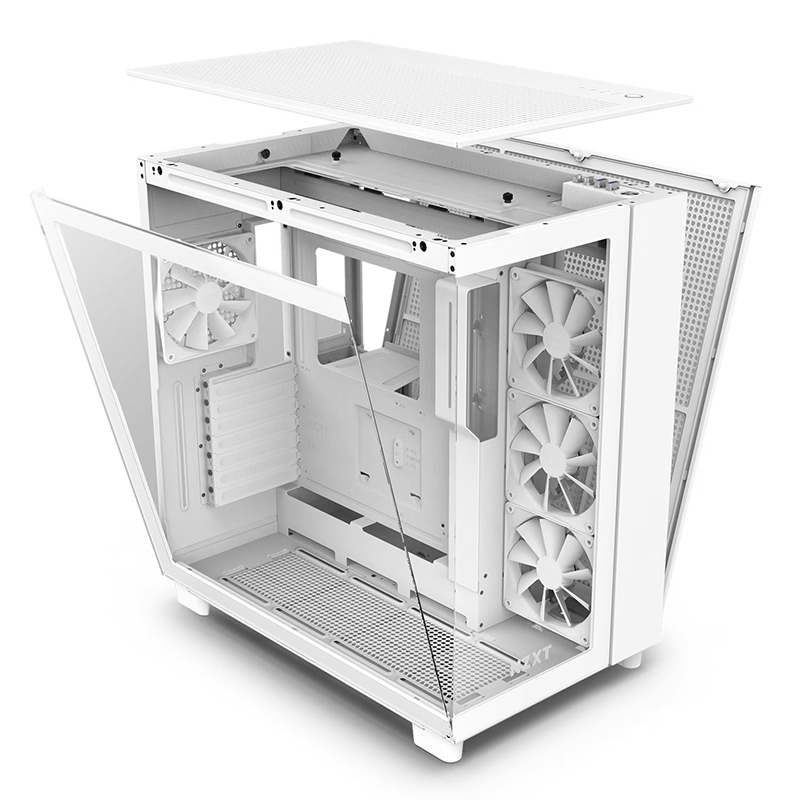 Корпус NZXT H9 Flow без БП White CM-H91FW-01 в Москвe