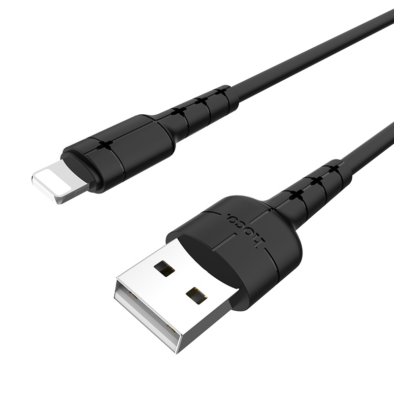 Дата-кабель Hoco X30 Star, USB - Lightning, черный (91110)