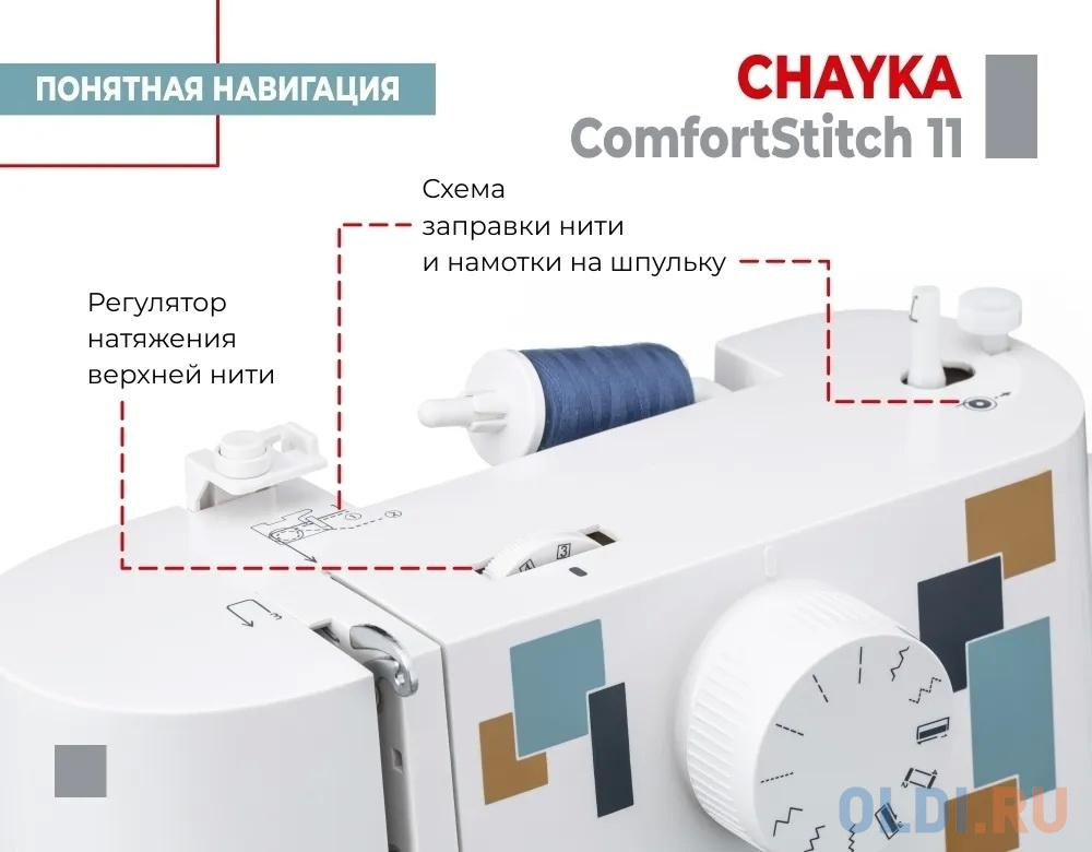Швейная машина COMFORTSTITCH 11 CHAYKA
